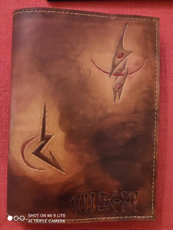 Protège cahier cuir Neburu Aeryne Leather