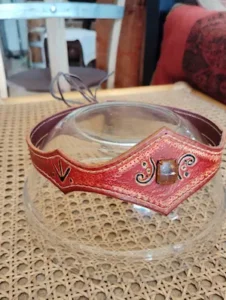 Diadème cuir style viking Aeryne Leather